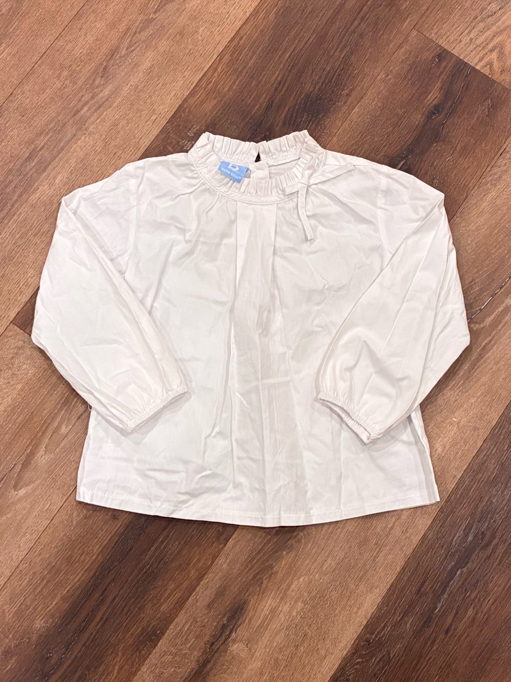 Bella Bliss White Long Sleeves Blouse Shirt Top Layer 7 Girl